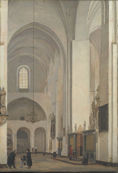 El Transepto de la Catedral de Århus de Christen Købke