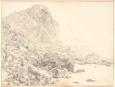 Vista de Marina Piccola en Capri de Christen Købke