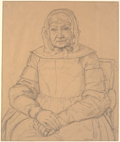 Retrato de la madre del artista de Christen Købke