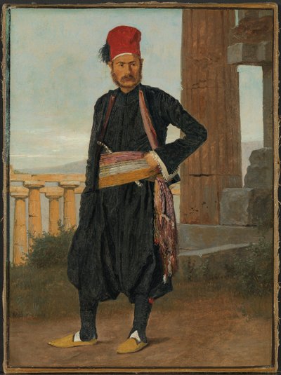 Retrato del cuñado del artista, el grabador de medallas F. C. Krohn de Christen Købke