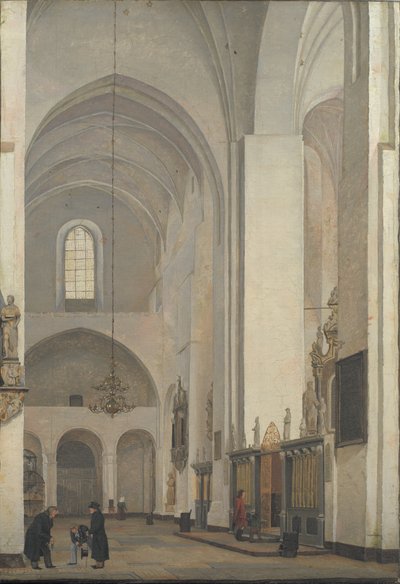 El Transepto de la Catedral de Århus de Christen Købke