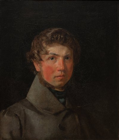Autorretrato, c.1833 de Christen Schjellerup Købke