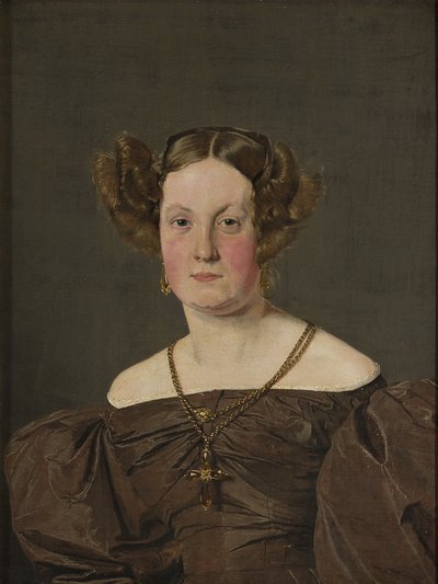 Sra. Th Petersen, de soltera Roepstorff, 1833 de Christen Schjellerup Købke