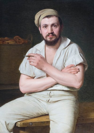Retrato de Wilhelm Bendz, hacia 1830 (óleo sobre lienzo) de Christen Schjellerup Kobke