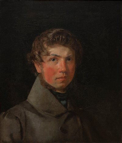 Autorretrato, c. 1833 (óleo sobre lienzo) de Christen Schjellerup Kobke