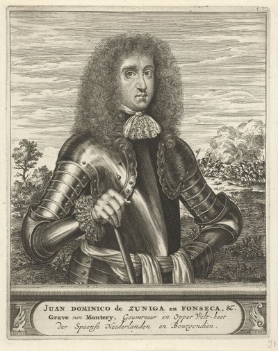 Christiaan Hagen - Retrato de Juan Domingo de Zúñiga y Fonseca de Christiaan Hagen