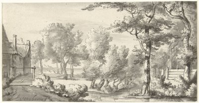 paisaje con granja de Christiaan Josi