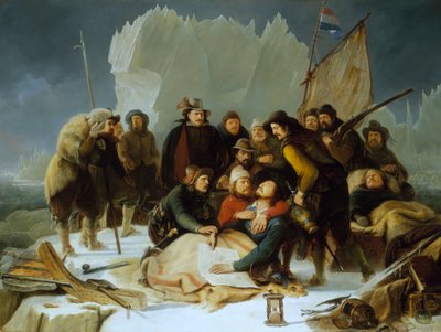 La muerte de Willem Barents, 20 de junio de 1597 de Christiaan Julius Lodewyck Portman