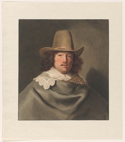 Retrato de Abraham Velters (1603-1690) de Christiaan Kramm