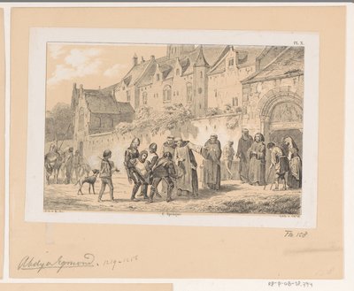 Abadía de Egmond, siglo XIII de Christiaan Lodewijk van Kesteren