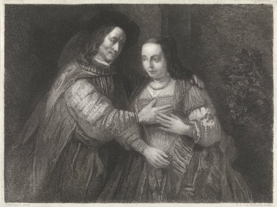Retrato de un caballo como figuras del Antiguo Testamento, llamado 