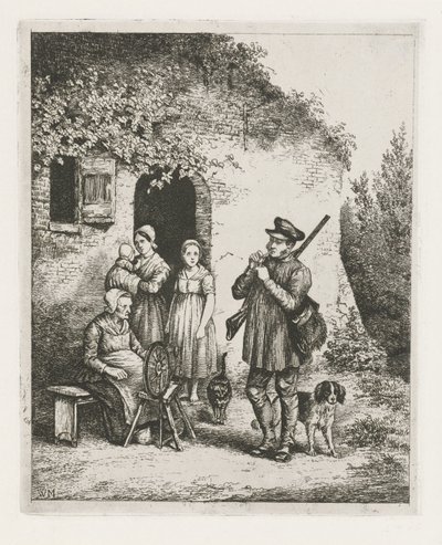 Empresa frente a una casa de Christiaan Wilhelmus Moorrees