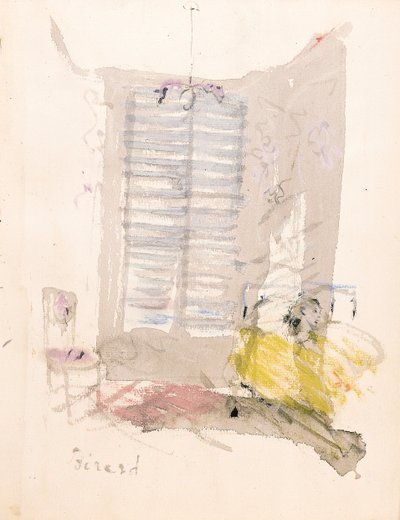 Ilustración de "Mil arrepentimientos", de Elsa Triolet de Christian Bérard