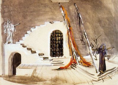 Escenografía de "Sodoma y Gomorra", de Jean Giraudoux de Christian Bérard