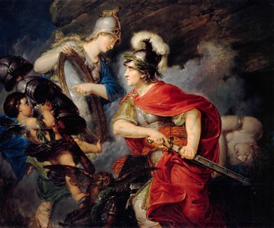 Alegoría de Federico el Grande como Perseo El comienzo de la Guerra de los Siete Años de Christian Bernhard Rode