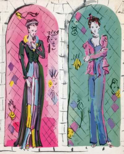 Moda francesa de Christian Bérard
