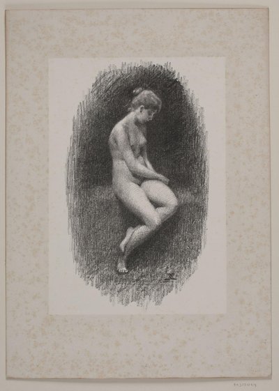 Estudio de modelo femenino de Christian Clausen