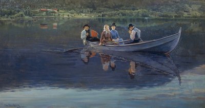 víspera de verano de Christian Eriksen Skredsvig