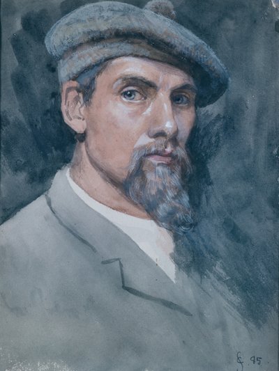 Auto retrato de Christian Eriksen Skredsvig