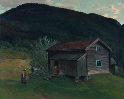 Pequeña granja, Eggeda de Christian Eriksen Skredsvig