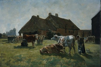 Estudio para Forme a Venoix (óleo sobre lienzo) de Christian Eriksen Skredsvig