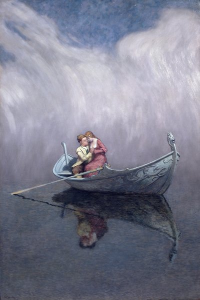 La princesa y la mitad del reino (óleo sobre lienzo) de Christian Eriksen Skredsvig