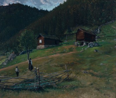 Lugar de nacimiento de Vinje, Telemark de Christian Eriksen Skredsvig