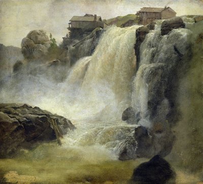 Haugfoss en Noruega, 1827 de Christian Ernst Bernhard Morgenstern