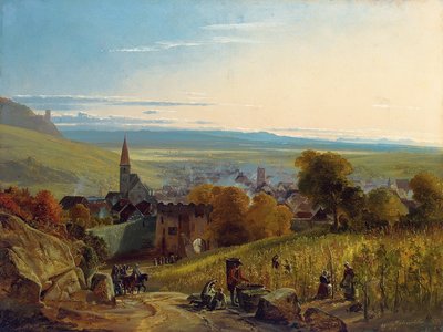 Los viajeros, 1836 de Christian Ernst Bernhard Morgenstern