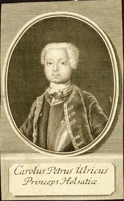 Retrato del Duque Karl Peter Ulrich de Holstein-Gottorp de Christian Friedrich Fritzsch