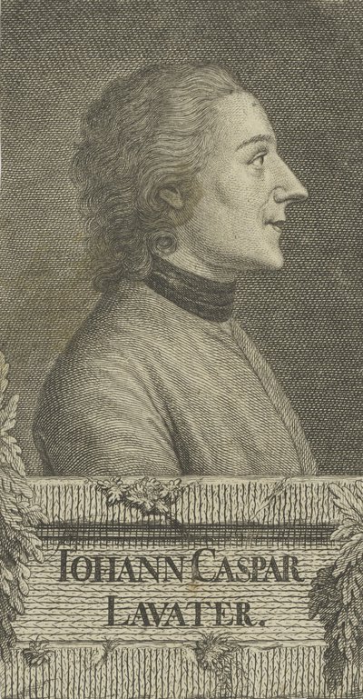Retrato del poeta y fisionomista Johann Kaspar Lavater 1741-1801 de Christian Friedrich Fritzsch