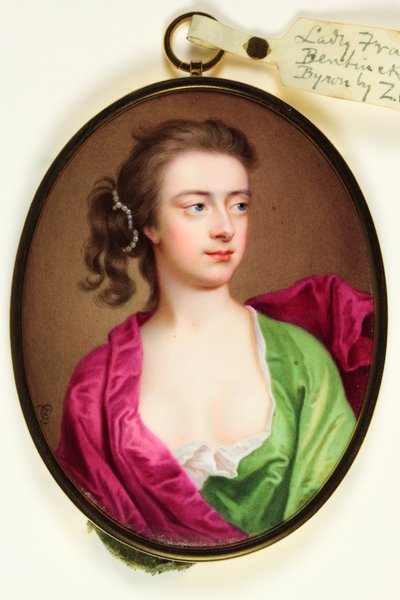 Lady Frances Wilhelmina Bentinck, Lady Byron de Christian Friedrich Zincke