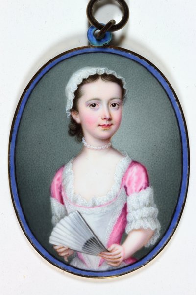 Lady Henrietta Cavendish Bentinck, luego Condesa de Stamford, 1741 de Christian Friedrich Zincke