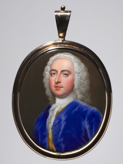 Retrato de un hombre de Christian Friedrich Zincke