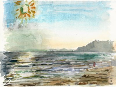 Arillas (acuarela) de Christian Furr