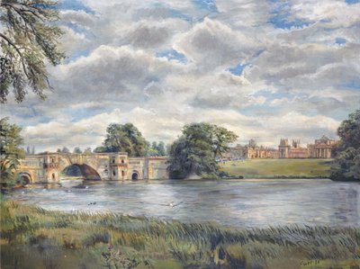 Blenheim Palace, 2011 (óleo sobre lienzo) de Christian Furr