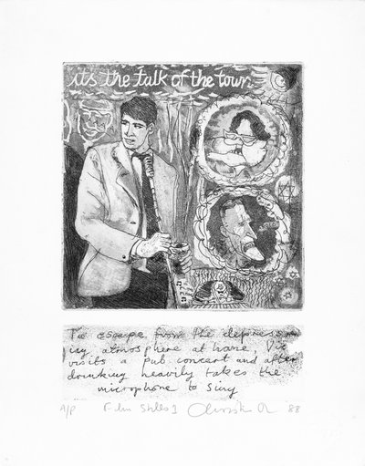 Grabado Its the Talk of the Town - Fotogramas de películas 1988 (grabado) de Christian Furr