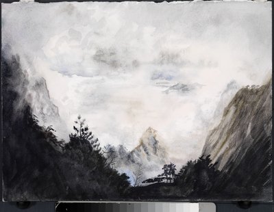 Tierra de los inmortales, 2015 (acuarela sobre papel) de Christian Furr