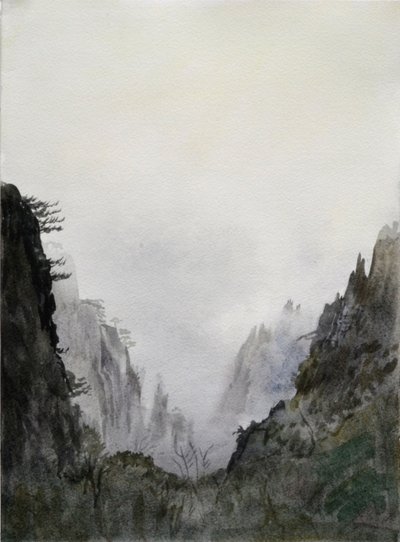Empezar a creer, 2015 (acuarela sobre papel) de Christian Furr