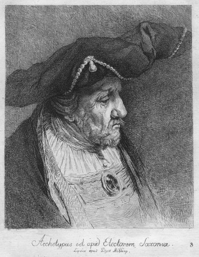 Archetypus est apud Electorem Saxonie. Lipsice apud Duck Bibliop, 1769 de Christian Gottfried Schultze