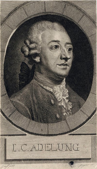 Johann Christoph Adelung 1732-1806 de Christian Gottlieb Geyser