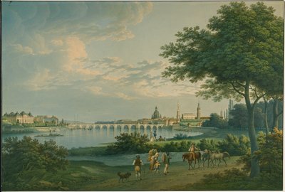 Vista de Dresde de Christian Gottlieb Hammer