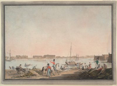 Vista de San Petersburgo desde el Neva, 1808 de Christian Gottlieb Hammer