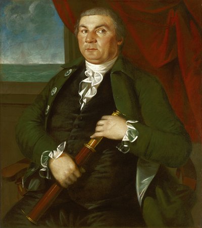 Capitán David Coats, c.1775 (óleo sobre lienzo) de Christian Gullager