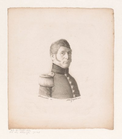 Retrato de soldado desconocido de Christian Heinrich Gottlieb Steuerwald