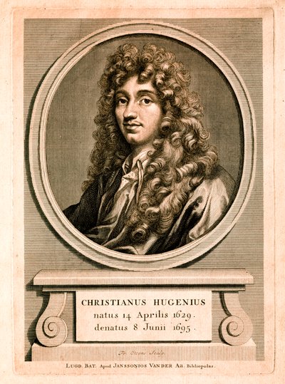 Retrato de Christiaan Huygens (grabado) de Christian Huygens