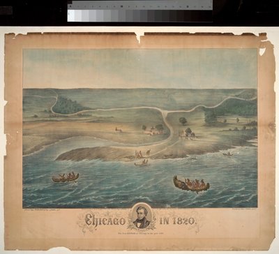 Chicago en 1820, 1867 de Christian Inger