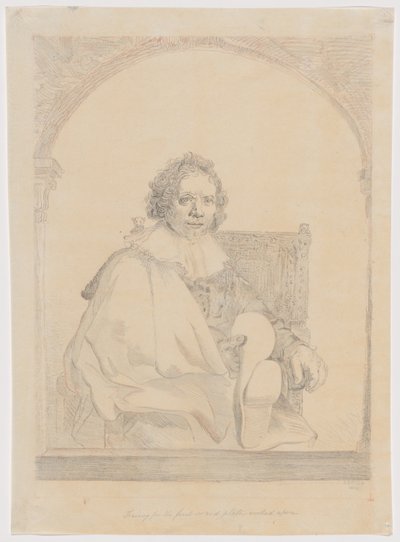 Estudio para el retrato de un hombre en un sillón, de la Collection d