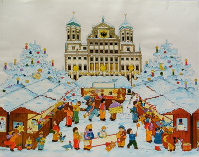 Mercado de Navidad (Ciudad Vieja de Augsburgo) de Christian Kaempf