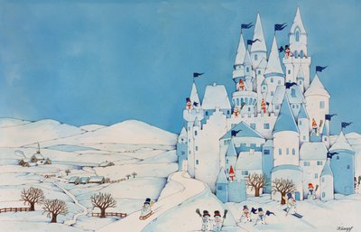 Castillo de muñecos de nieve, 1997 de Christian Kaempf